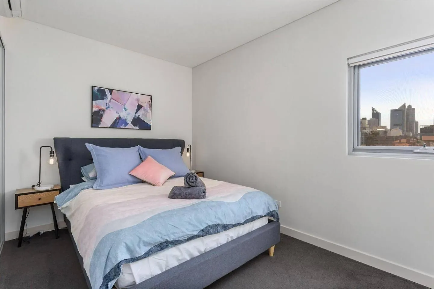 公寓 Bright 3Bdrm City Skyline Views Catbus,Waca,Optus 澳大利亚